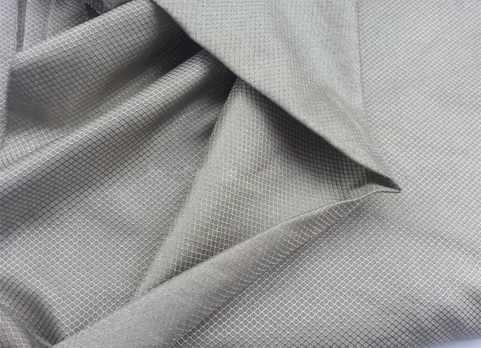 厂家生产纯银纳米银纤维菱格针织布料衣服内裤银离子 20cm*20cm 其它